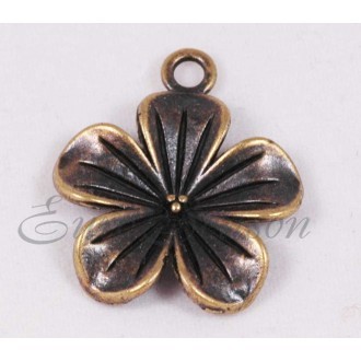 Подвеска мет.№404 20х25мм цв.Ant.Bronze (цена за 1шт)